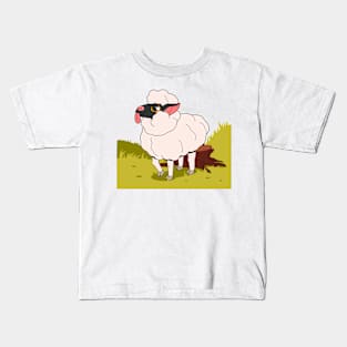 Sheep Tongue Funny Kids T-Shirt